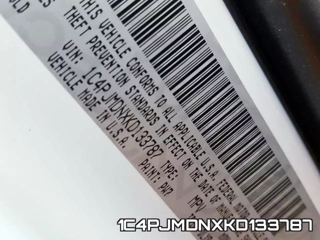 1C4PJMDNXKD133787 фото 2