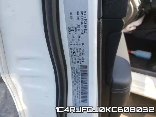 1C4RJFDJ0KC608032 фото 2