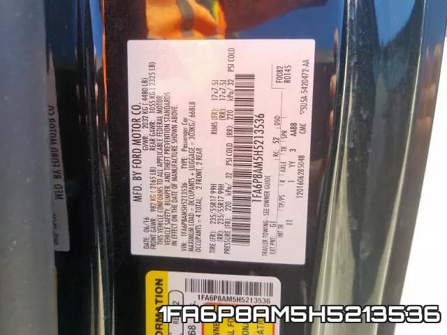 1FA6P8AM5H5213536 фото 2