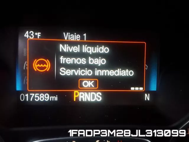 1FADP3M28JL313099 фото 9