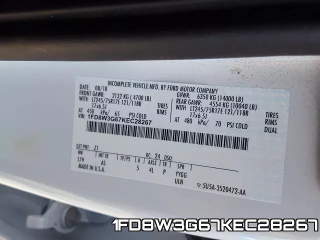 1FD8W3G67KEC28267 фото 2