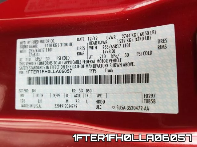1FTER1FH0LLA06057 фото 2
