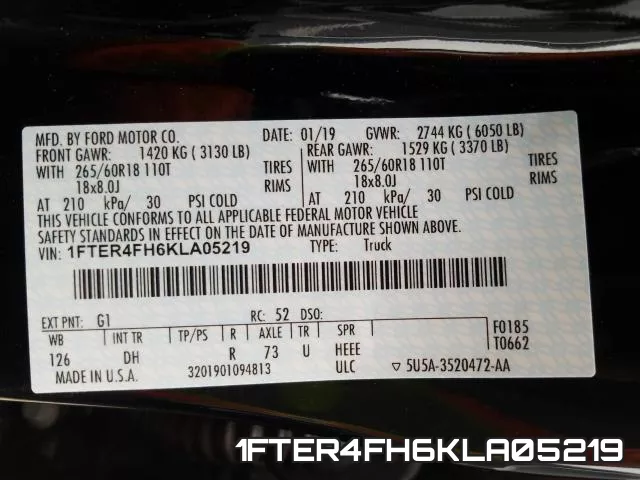 1FTER4FH6KLA05219 фото 2