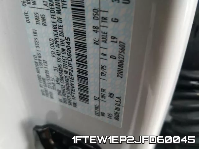 1FTEW1EP2JFD60045 фото 2