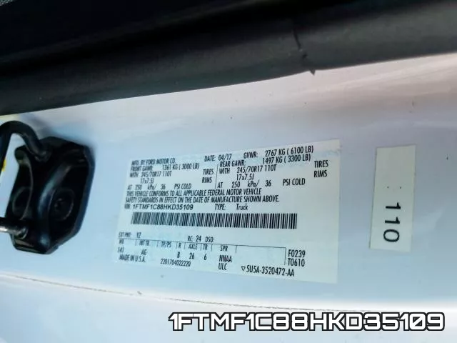 1FTMF1C88HKD35109 фото 2