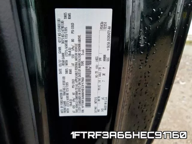 1FTRF3A66HEC91760 фото 2
