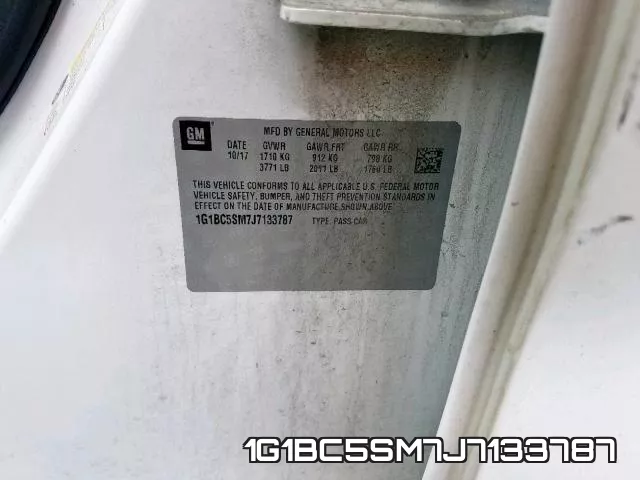 1G1BC5SM7J7133787 фото 2