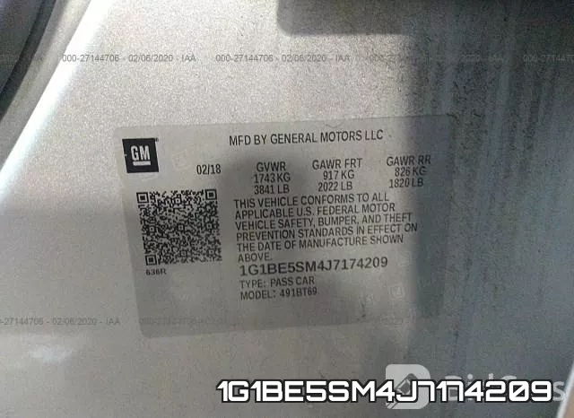 1G1BE5SM4J7174209 фото 10