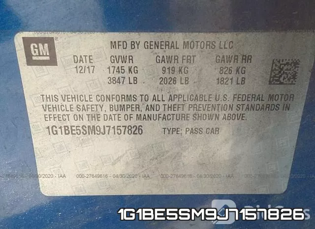 1G1BE5SM9J7157826 фото 10
