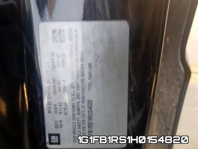 1G1FB1RS1H0154820 фото 2