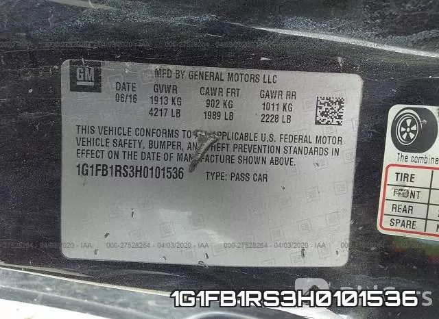 1G1FB1RS3H0101536 фото 10