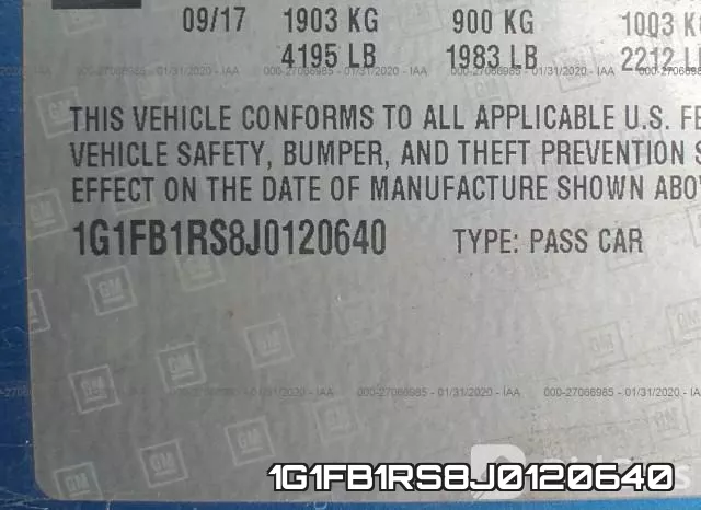 1G1FB1RS8J0120640 фото 10