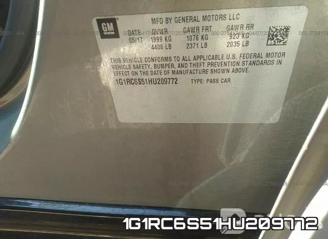1G1RC6S51HU209772 фото 10