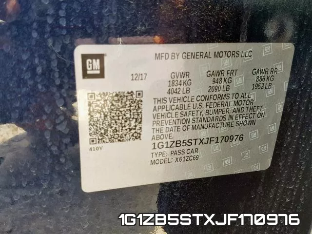 1G1ZB5STXJF170976 фото 2