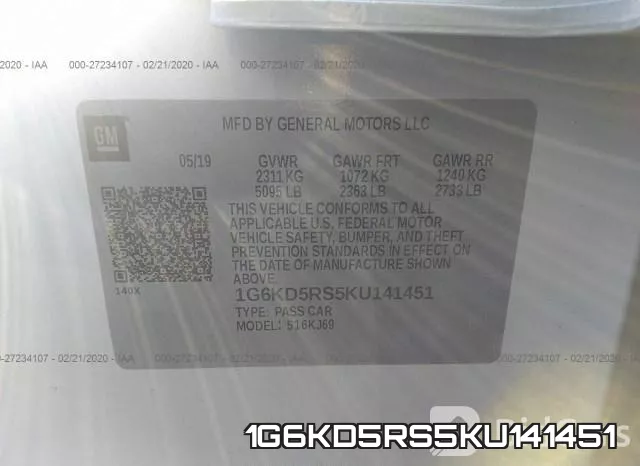 1G6KD5RS5KU141451 фото 10