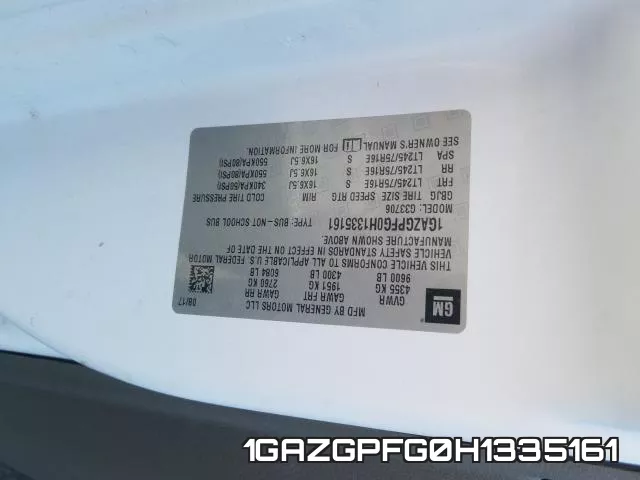 1GAZGPFG0H1335161 фото 2