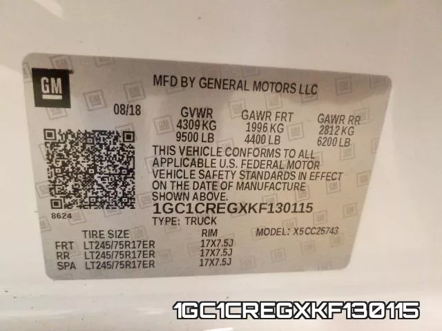 1GC1CREGXKF130115 фото 2