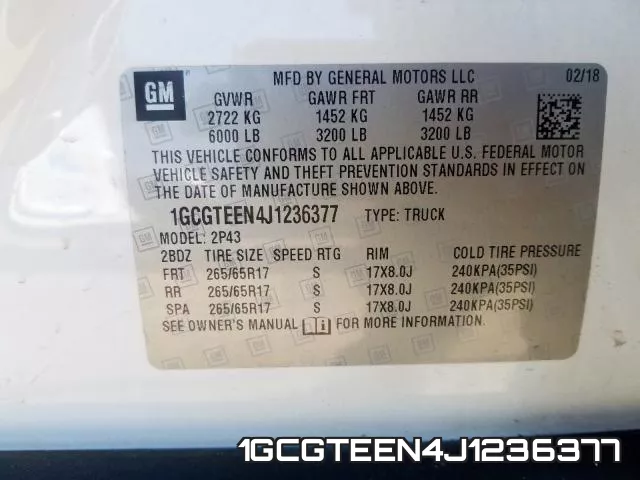 1GCGTEEN4J1236377 фото 2