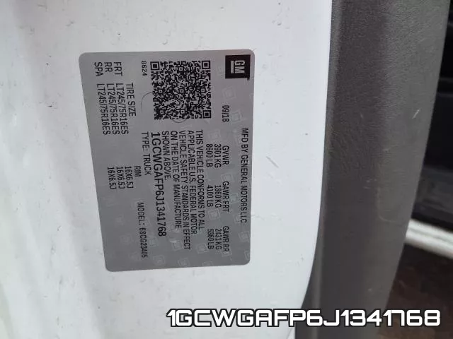 1GCWGAFP6J1341768 фото 2