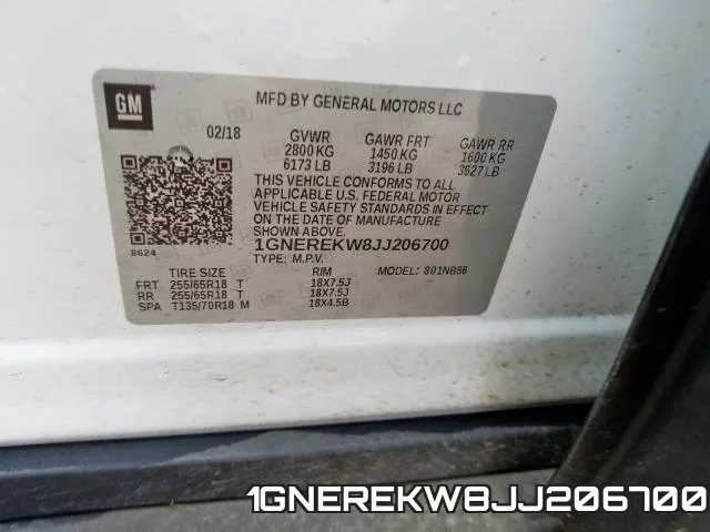 1GNEREKW8JJ206700 фото 2