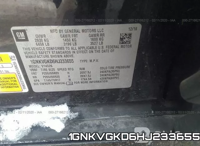 1GNKVGKD6HJ233655 фото 10
