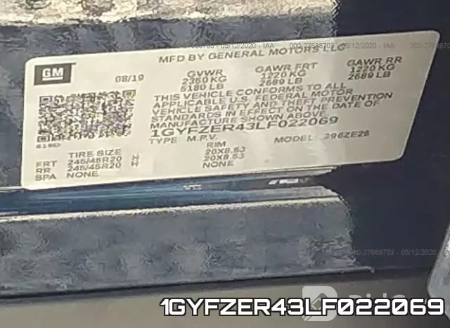 1GYFZER43LF022069 фото 10
