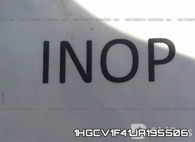 1HGCV1F41JA195506 фото 8