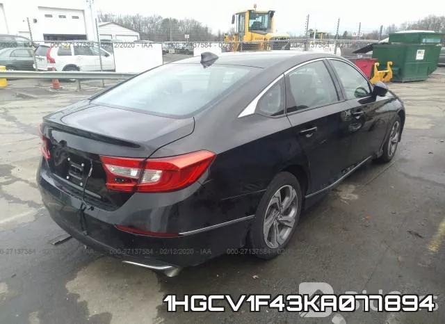 1HGCV1F43KA077894 фото 5
