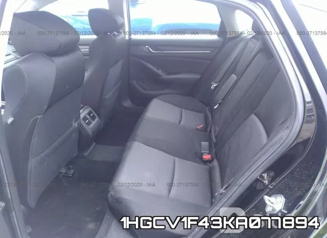 1HGCV1F43KA077894 фото 9