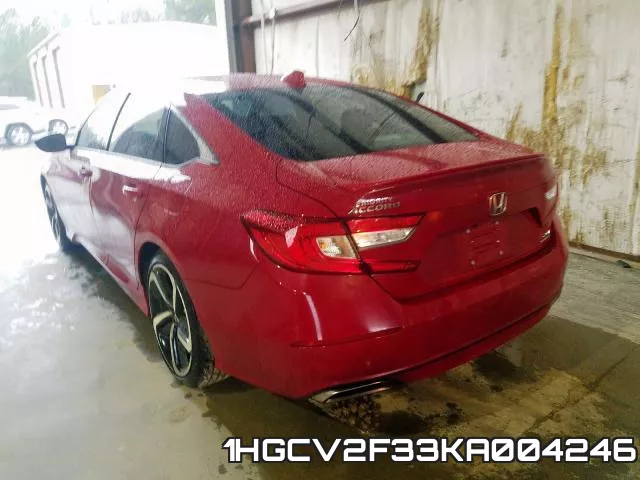 1HGCV2F33KA004246 фото 4