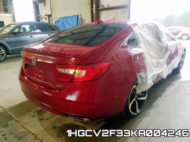 1HGCV2F33KA004246 фото 5