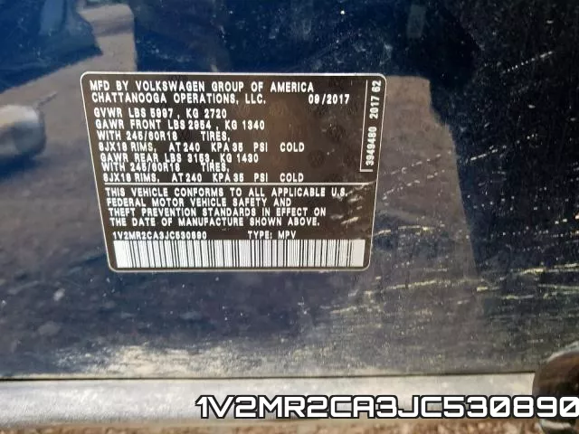 1V2MR2CA3JC530890 фото 2