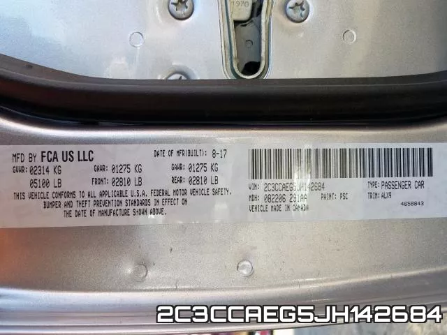 2C3CCAEG5JH142684 фото 2