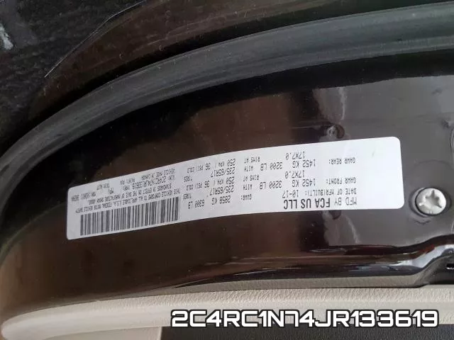 2C4RC1N74JR133619 фото 2