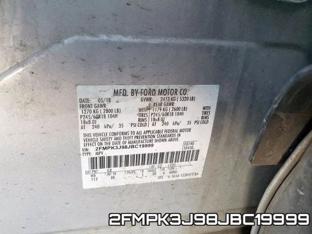 2FMPK3J98JBC19999 фото 2