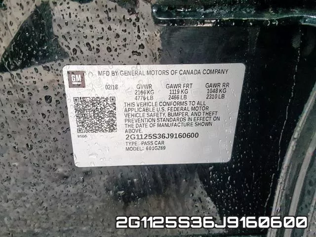 2G1125S36J9160600 фото 2
