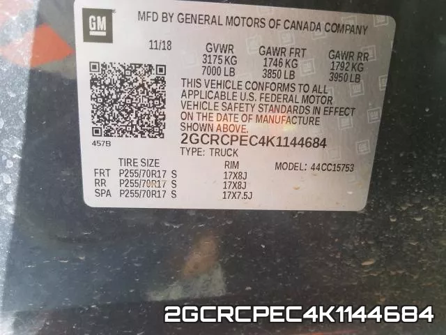 2GCRCPEC4K1144684 фото 2