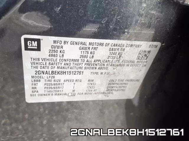 2GNALBEK8H1512761 фото 2