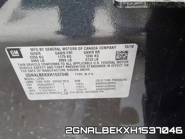 2GNALBEKXH1537046 фото 2