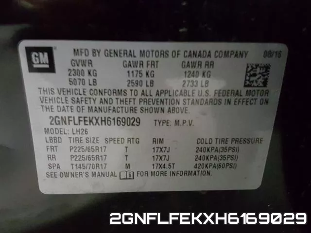 2GNFLFEKXH6169029 фото 2
