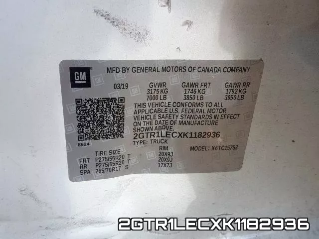 2GTR1LECXK1182936 фото 2