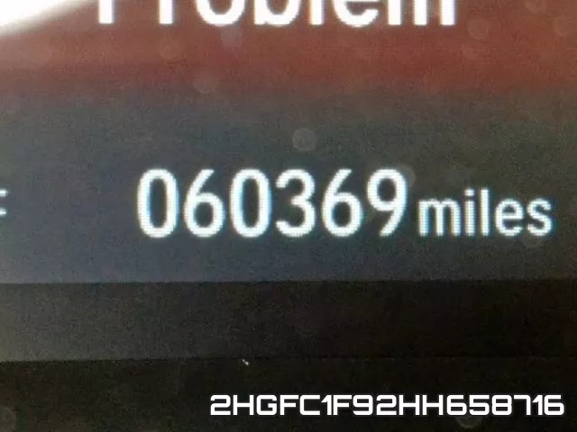 2HGFC1F92HH658716 фото 9