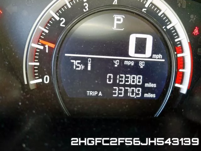 2HGFC2F56JH543139 фото 9