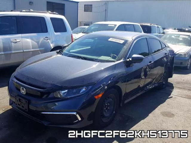 2HGFC2F62KH513775 фото 3