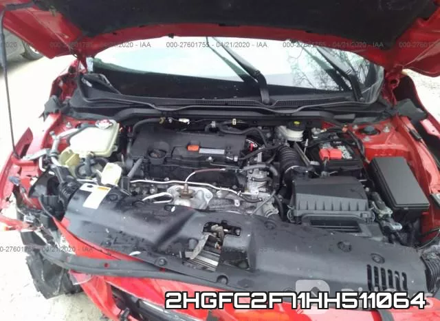2HGFC2F71HH511064 фото 2