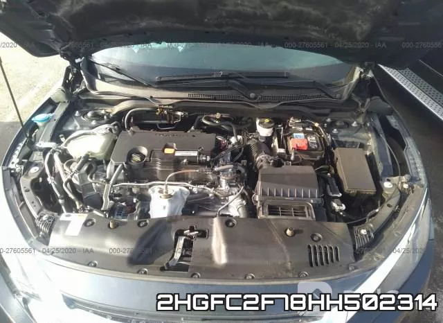 2HGFC2F78HH502314 фото 2