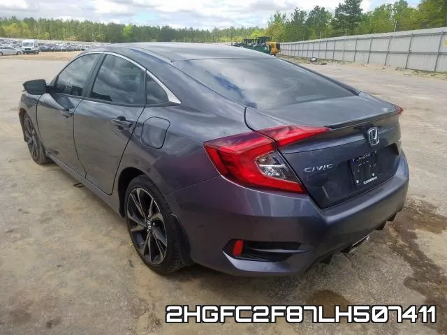 2HGFC2F87LH507411 фото 4