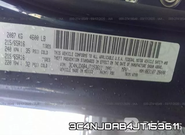 3C4NJDAB4JT153611 фото 10