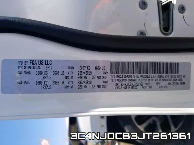 3C4NJDCB3JT261361 фото 2