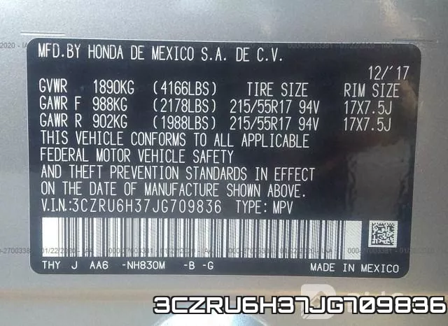 3CZRU6H37JG709836 фото 10
